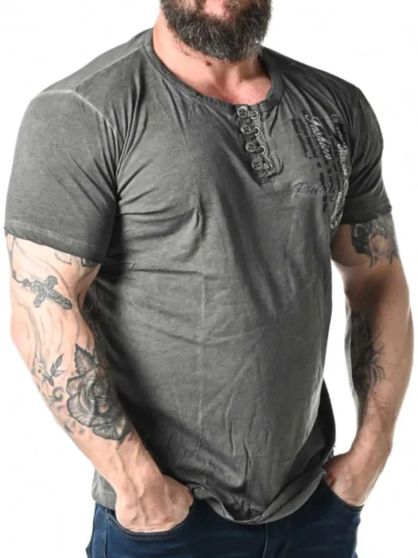 Ceylon T-shirt - Mørkegrå^Rusty Neal New