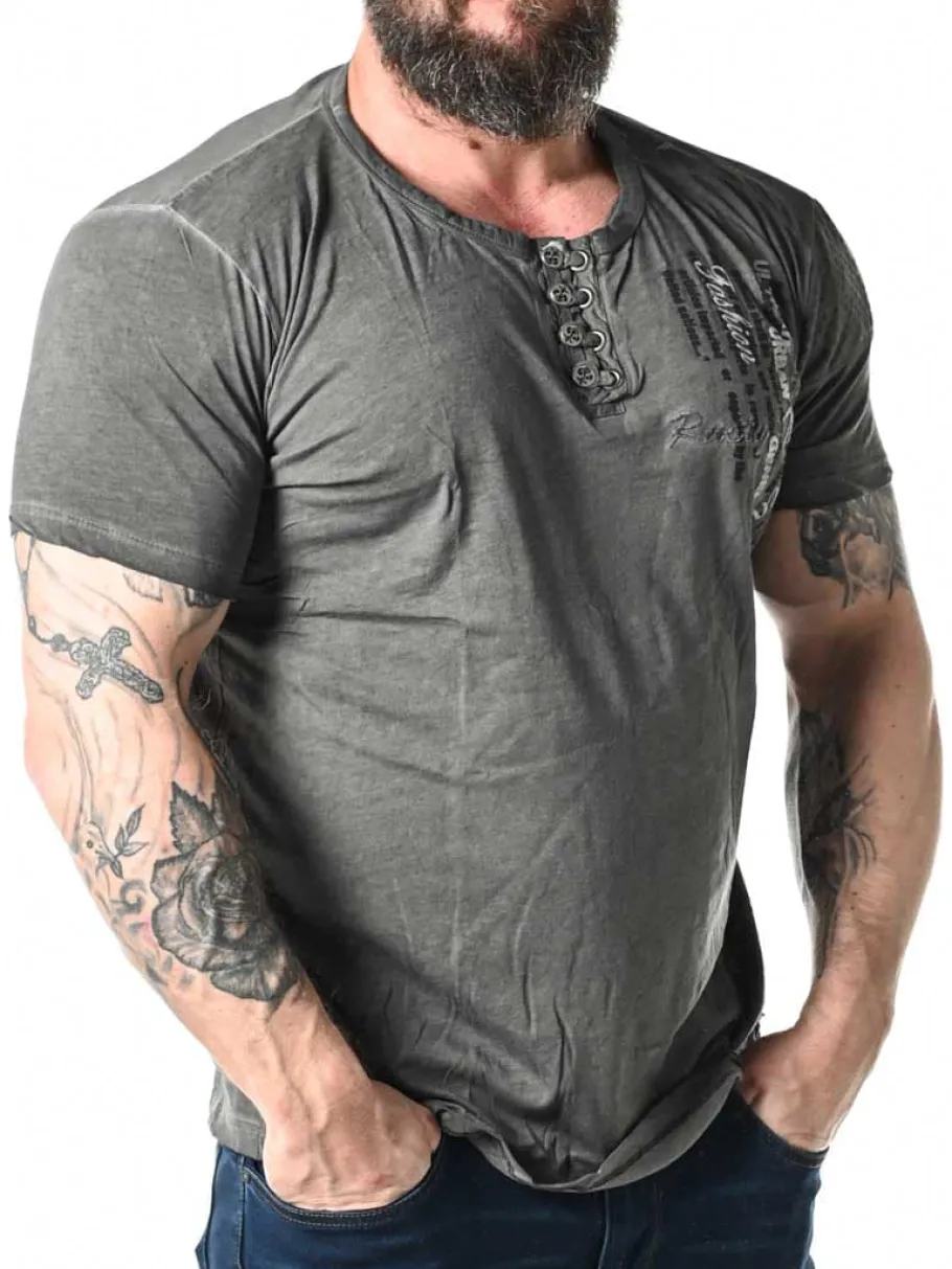 ceylon_tshirt__mrkegr_2.webp Ceylon T-shirt - Mørkegrå^Rusty Neal New