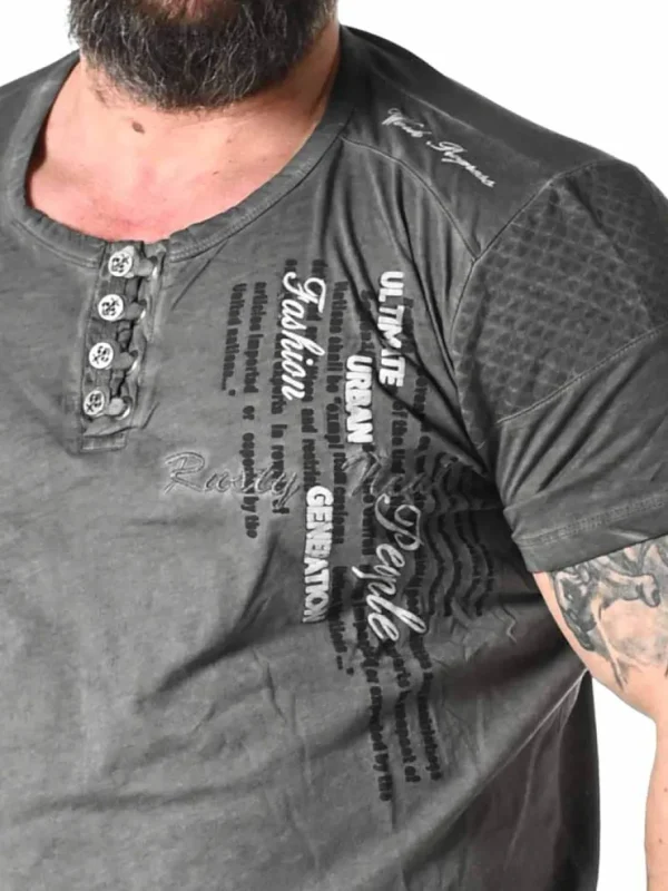 Ceylon T-shirt - Mørkegrå^Rusty Neal New