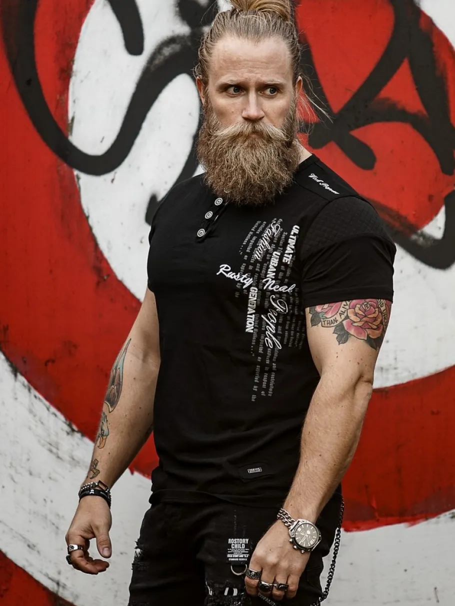ceylon_tshirt__sort_2.webp Ceylon T-shirt - Sort^Rusty Neal Fashion