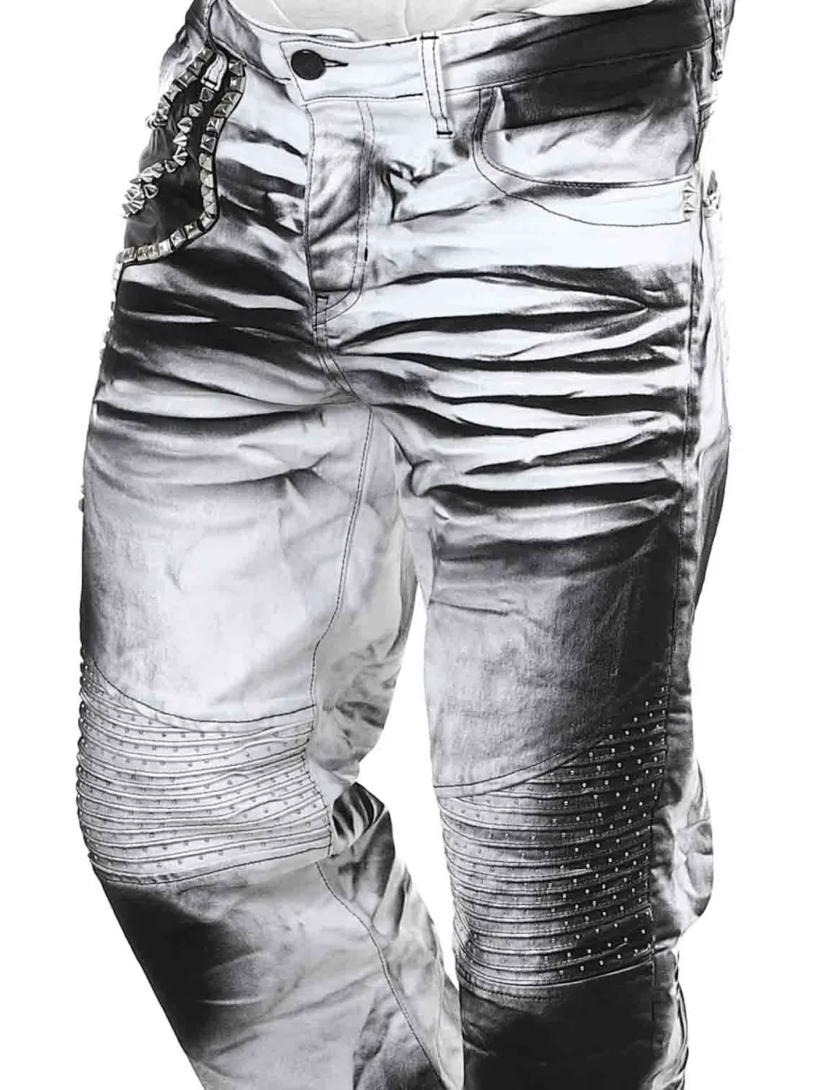 cezary_kingz_jeans__hvids_1.webp Cezary Jeans - Hvid/Sort^Kingz Best