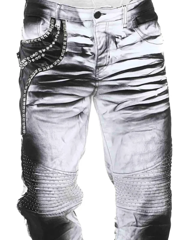 Cezary Jeans - Hvid/Sort^Kingz Best