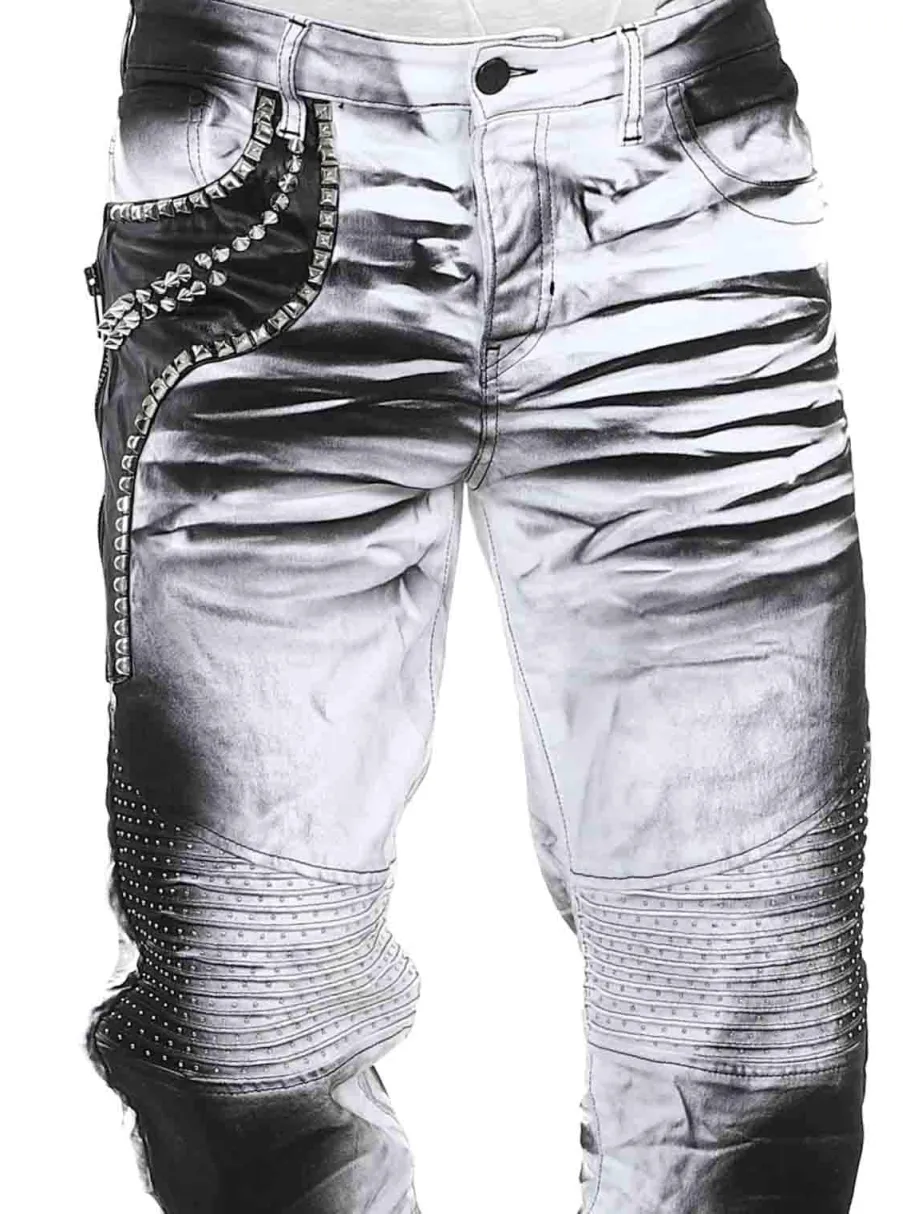 cezary_kingz_jeans__hvids_2.webp Cezary Jeans - Hvid/Sort^Kingz Best