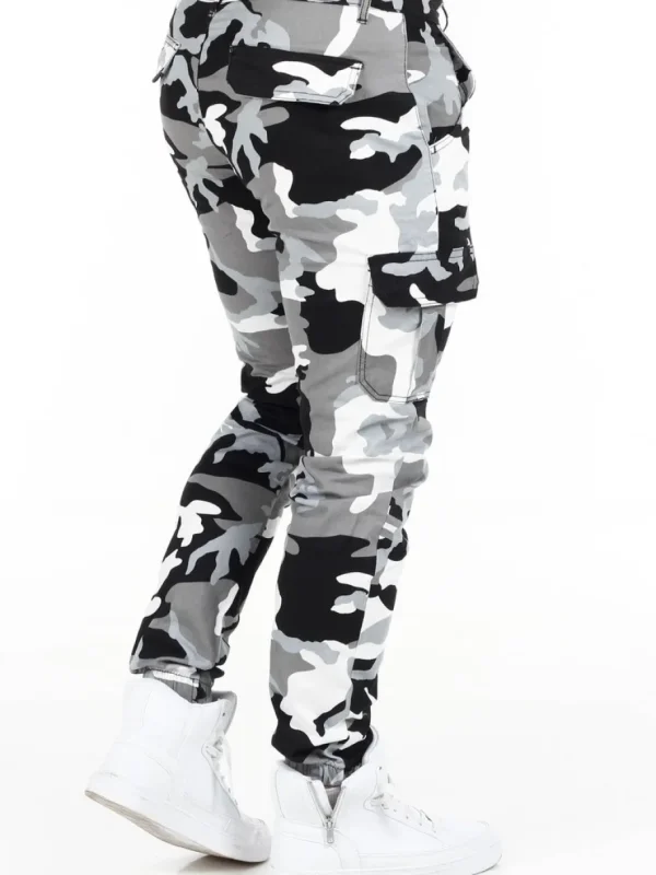 Column Camobukser - Grå/Hvid^Urban Classics Outlet