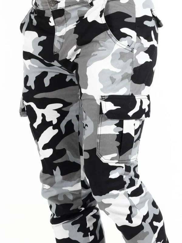 Column Camobukser - Grå/Hvid^Urban Classics Outlet