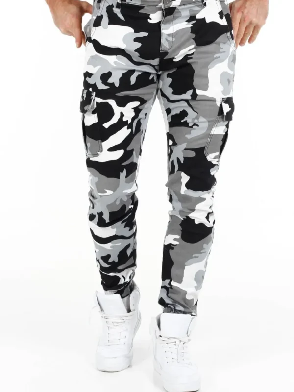 Column Camobukser - Grå/Hvid^Urban Classics Outlet