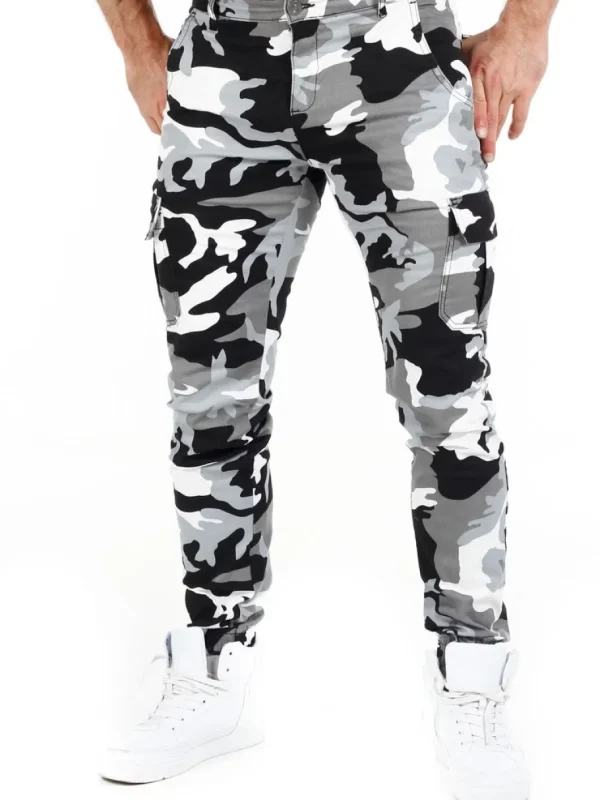 Column Camobukser - Grå/Hvid^Urban Classics Outlet