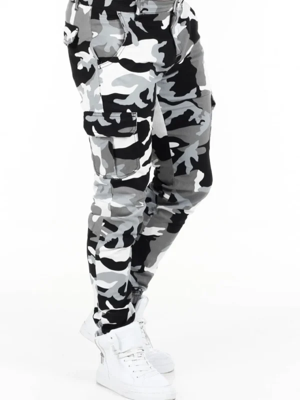Column Camobukser - Grå/Hvid^Urban Classics Outlet