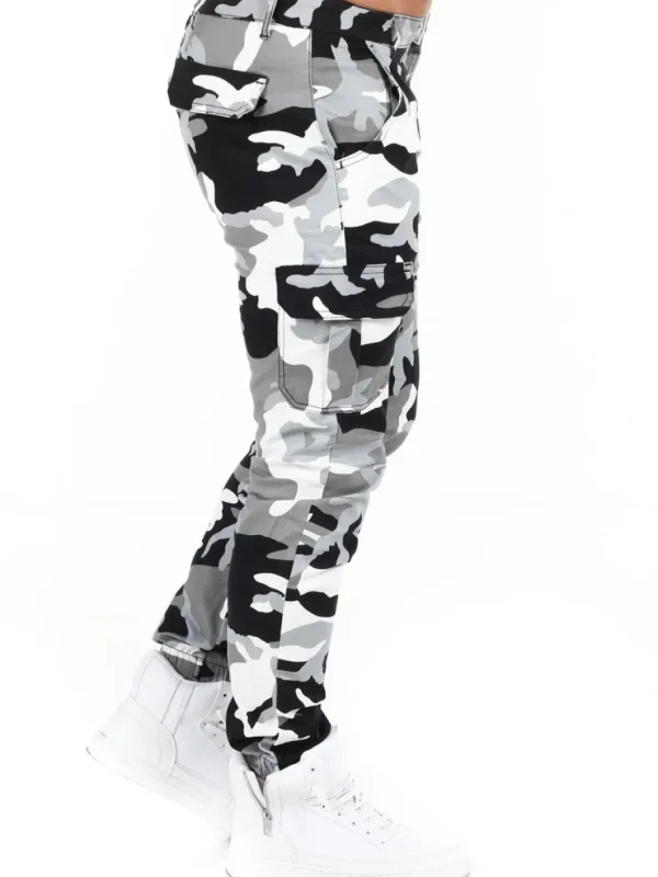 Column Camobukser - Grå/Hvid^Urban Classics Outlet