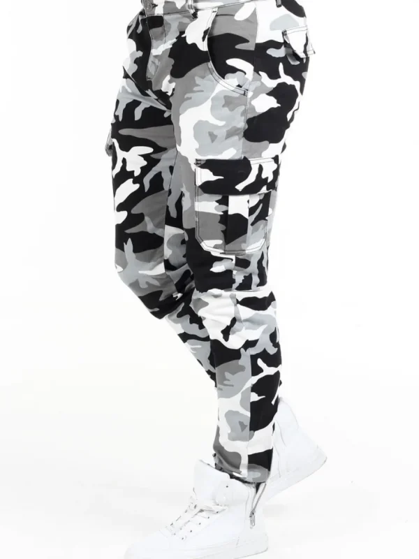 Column Camobukser - Grå/Hvid^Urban Classics Outlet