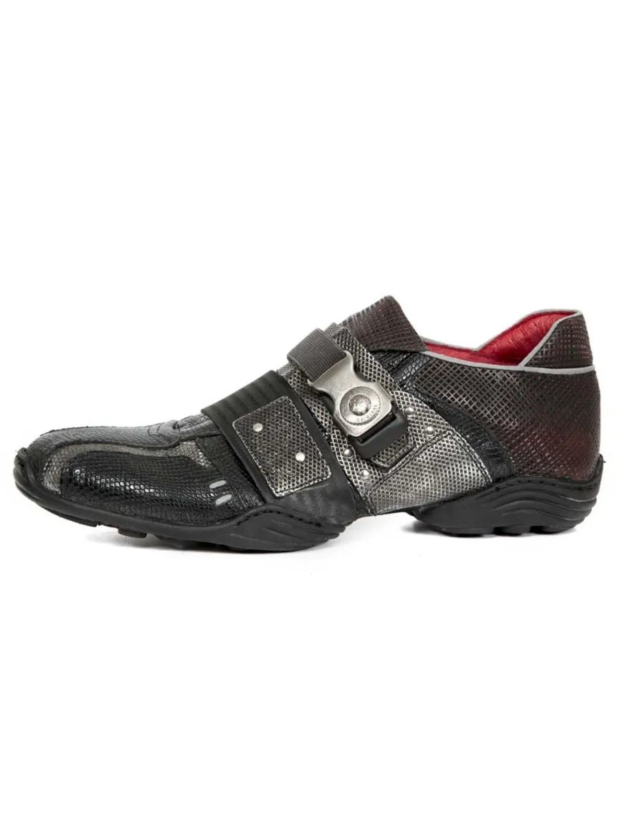 crook_new_rock_sko__sortr_0.webp Crook Sko - Sort/Rød^New Rock Sale