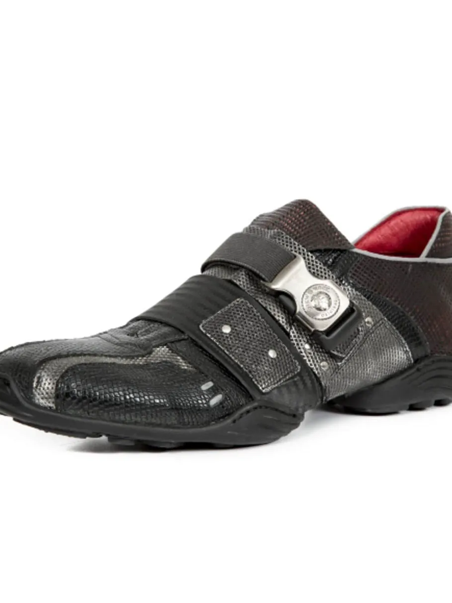 crook_new_rock_sko__sortr_1.webp Crook Sko - Sort/Rød^New Rock Sale