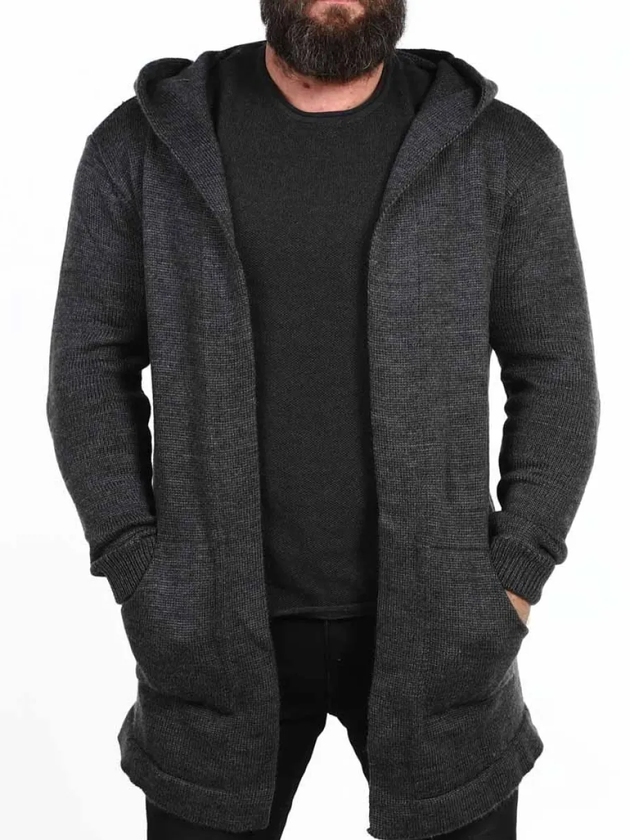 damiano_cardigan__mrkegr_0.webp Damiano Cardigan - Mørkegrå^Carisma Outlet