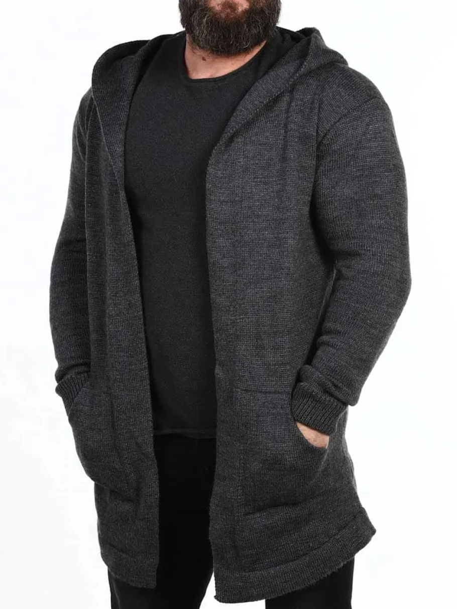 damiano_cardigan__mrkegr_1.webp Damiano Cardigan - Mørkegrå^Carisma Outlet