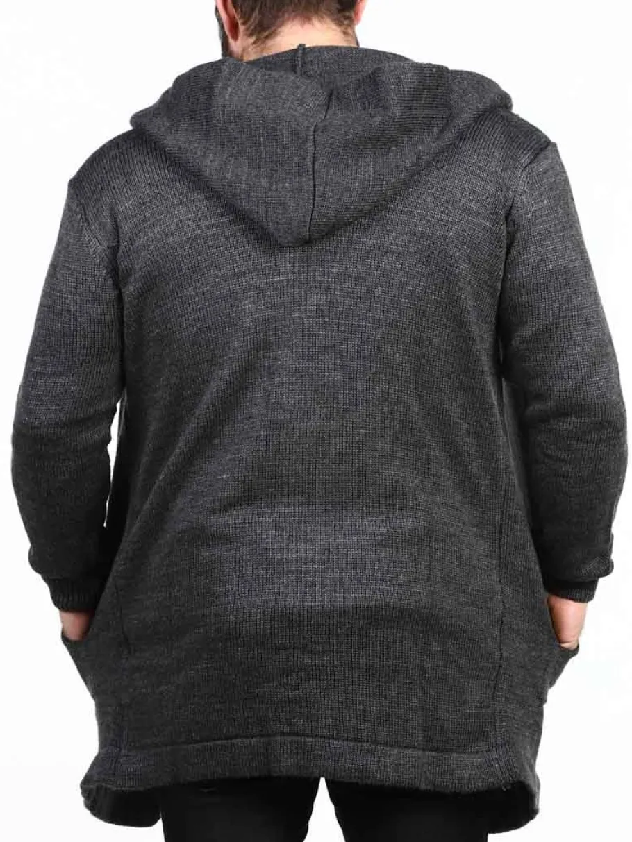 damiano_cardigan__mrkegr_2.webp Damiano Cardigan - Mørkegrå^Carisma Outlet