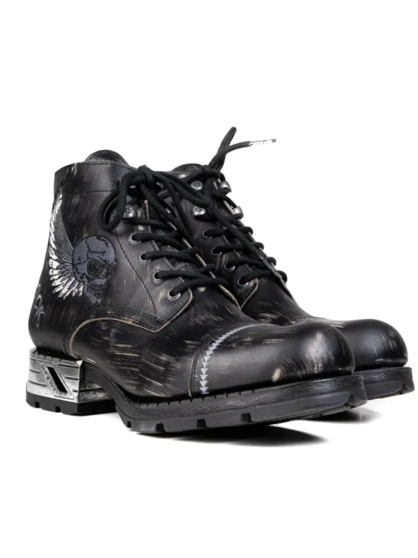 Desperado Boots - Dirty Black/Sølv^New Rock New