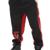 DNGRS Bold Sweatpants - Sort/Rød^Urban Classics Sale