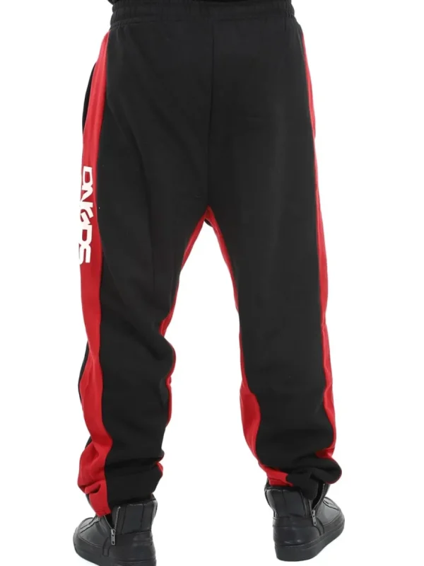 DNGRS Bold Sweatpants - Sort/Rød^Urban Classics Sale