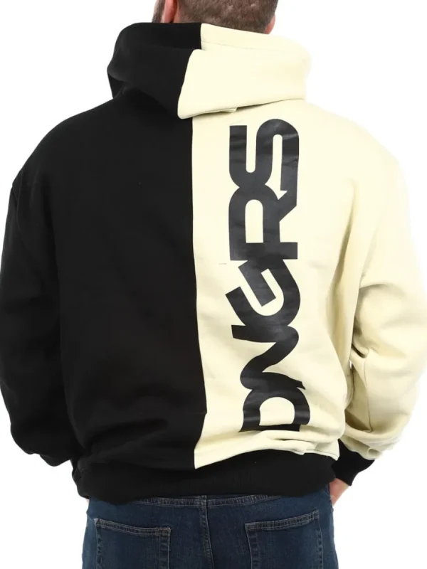 DNGRS NoReturn Hoodie - Sort/Beige^Urban Classics Online