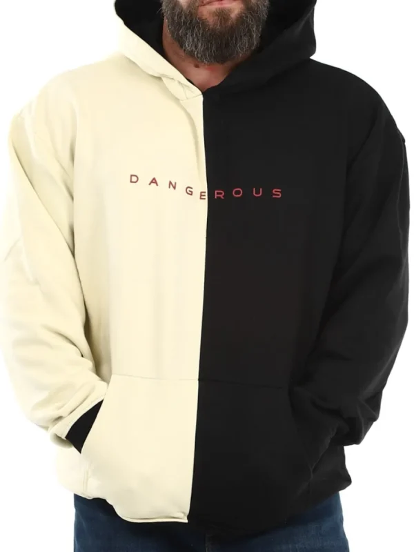 DNGRS NoReturn Hoodie - Sort/Beige^Urban Classics Online