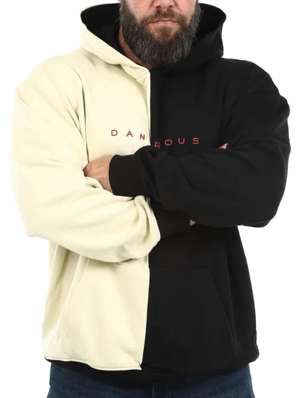 DNGRS NoReturn Hoodie - Sort/Beige^Urban Classics Online