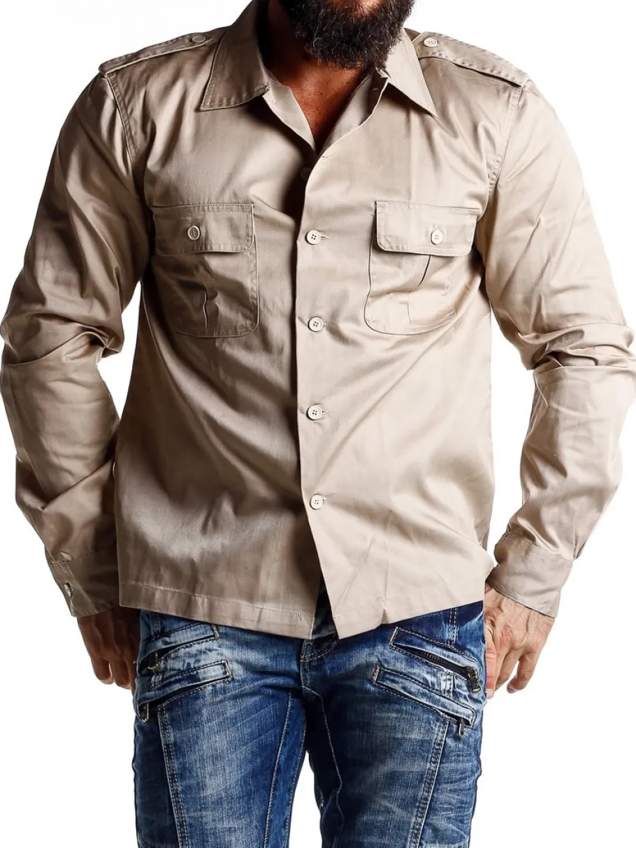docks_brandit_skjorte__be_1.webp Docks Skjorte - Beige^Brandit New