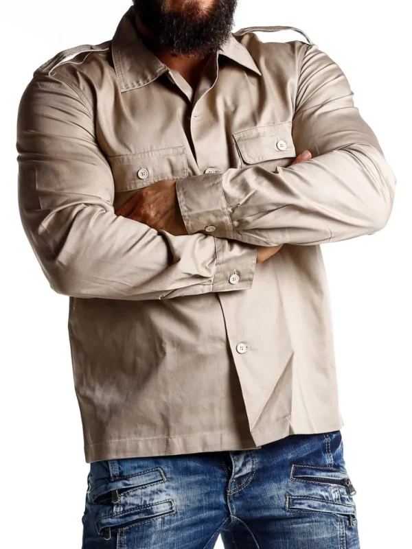 Docks Skjorte - Beige^Brandit New