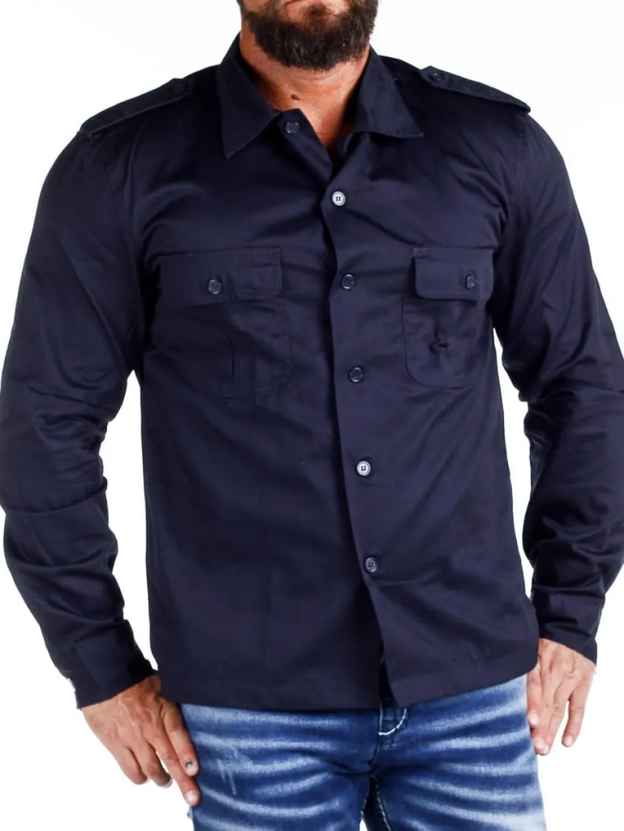 docks_skjorte__navy_7.webp Docks Skjorte - Navy^Brandit Discount