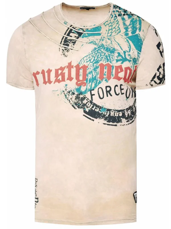 Eagle Force T-shirt - Beige^Rusty Neal Outlet