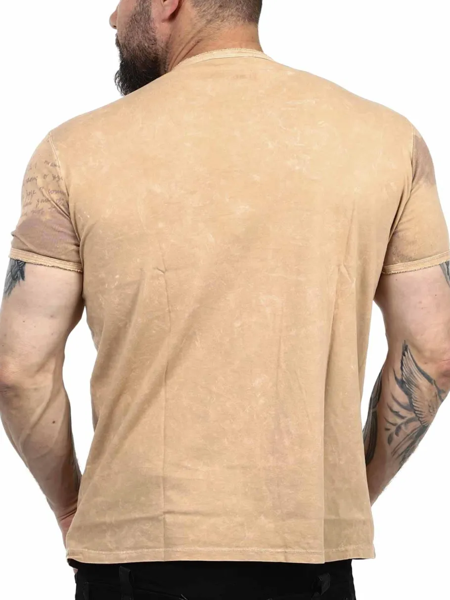 eagle_force_tshirt__camel_4.webp Eagle Force T-shirt - Camel^Rusty Neal Discount
