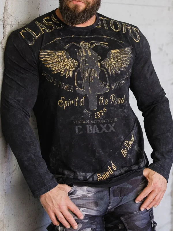 Eaglewings Longsleeve - Sort^Cipo & Baxx Sale
