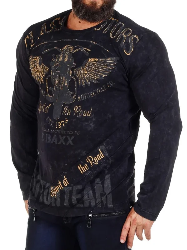 Eaglewings Longsleeve - Sort^Cipo & Baxx Sale
