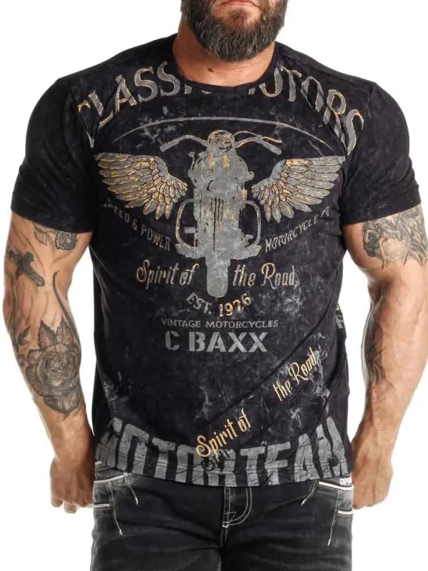 Eaglewings T-shirt - Sort^Cipo & Baxx Sale