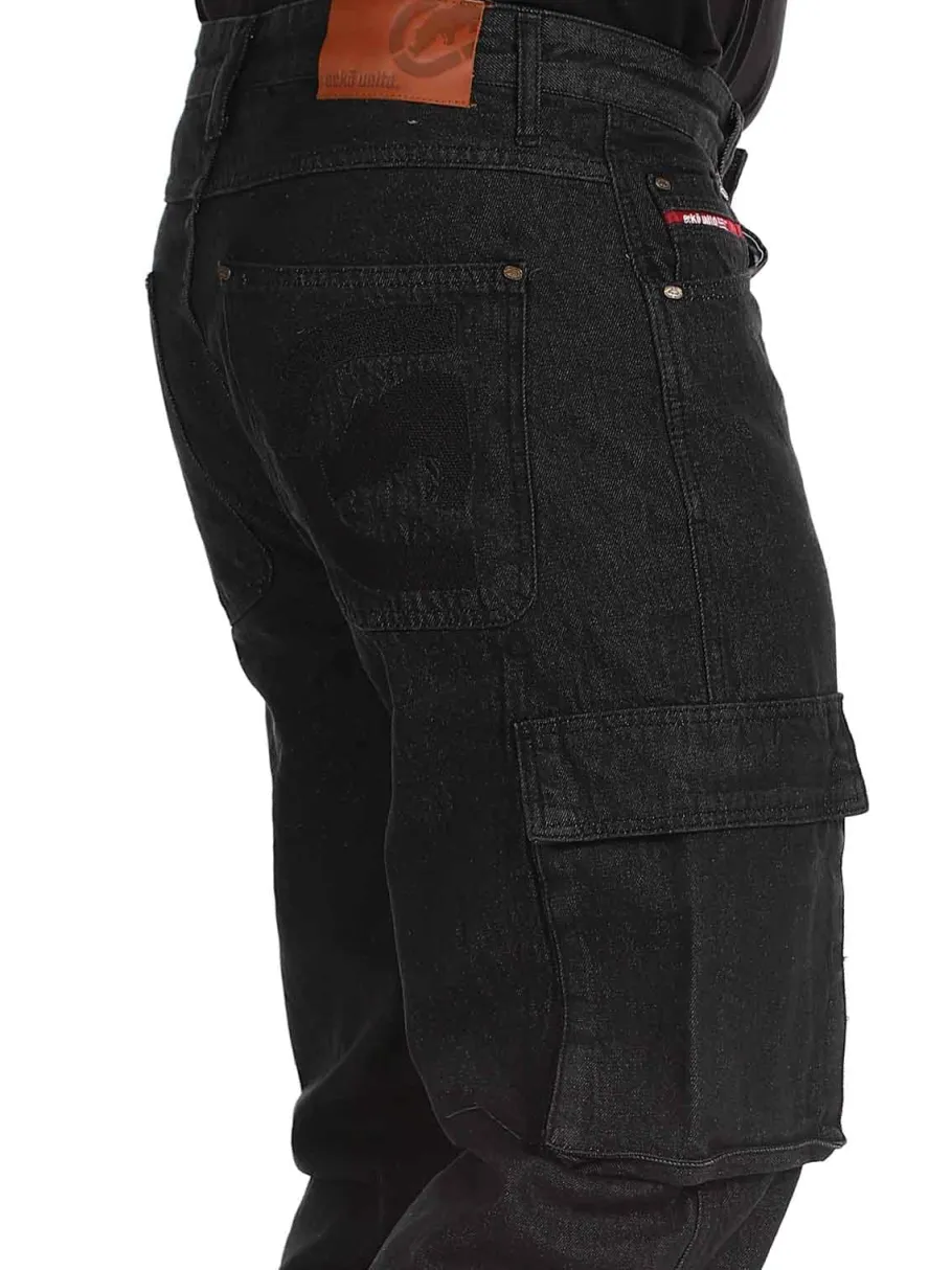 eck_unltd_cargojeans__sor_0.webp Eckö Unltd. Cargojeans - Sort^Urban Classics Outlet