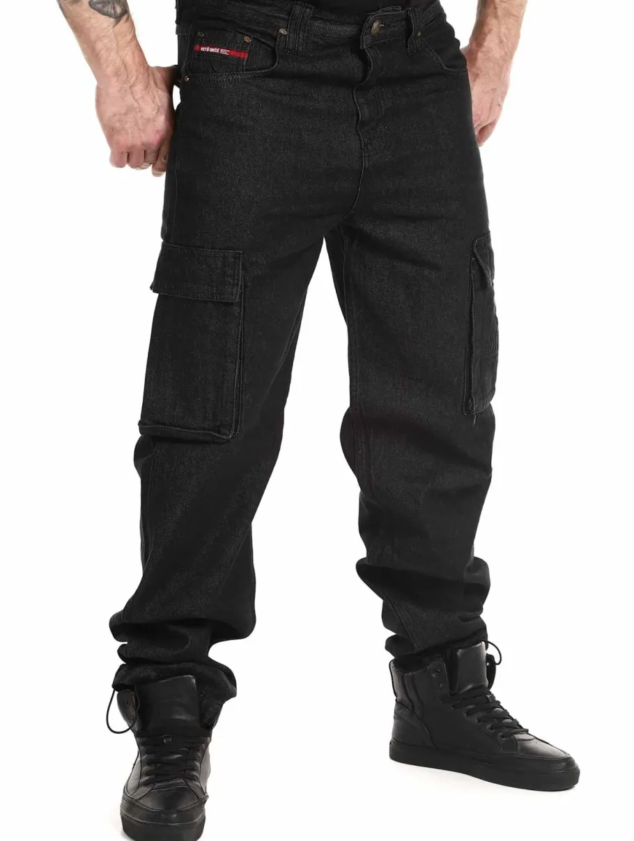 eck_unltd_cargojeans__sor_3.webp Eckö Unltd. Cargojeans - Sort^Urban Classics Outlet