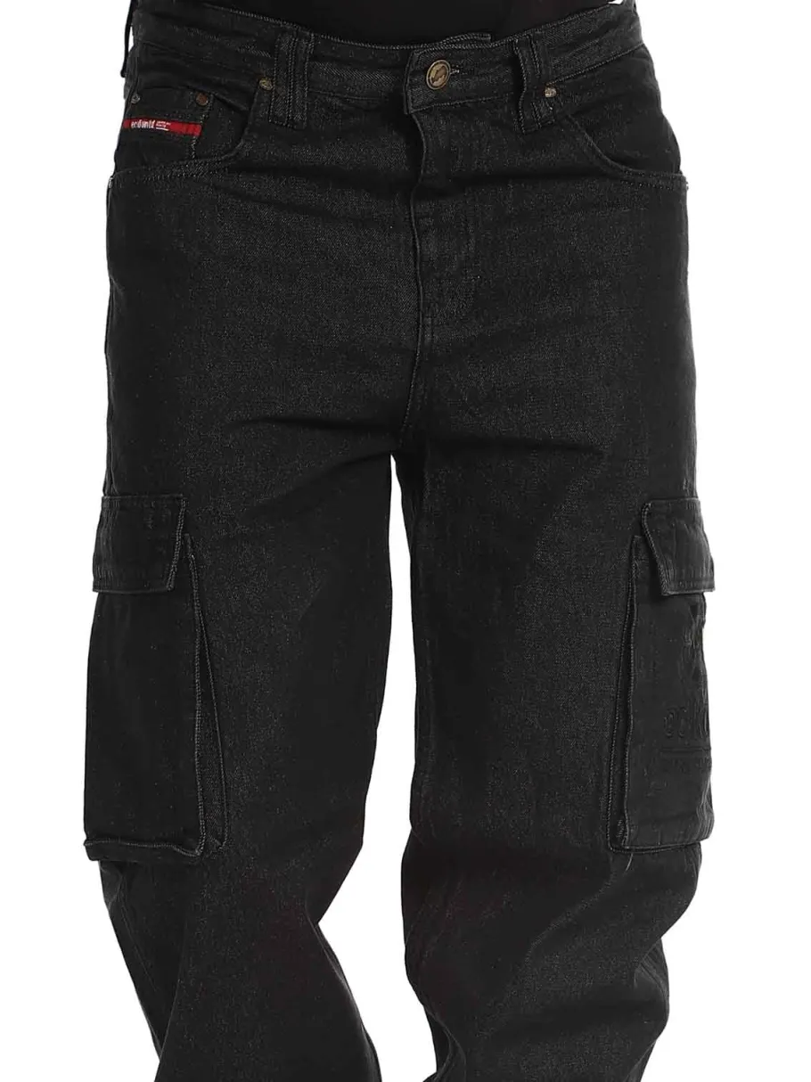 eck_unltd_cargojeans__sor_4.webp Eckö Unltd. Cargojeans - Sort^Urban Classics Outlet