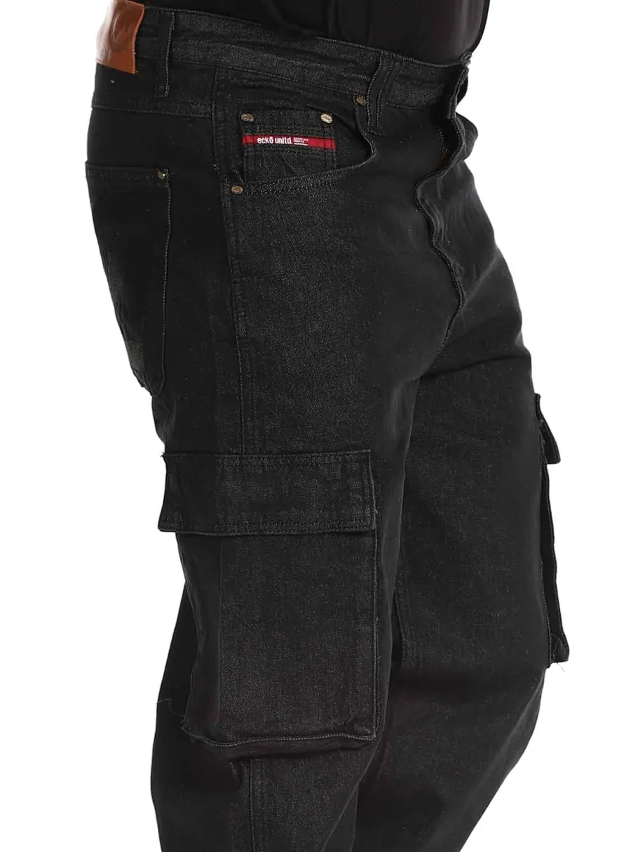 eck_unltd_cargojeans__sor_5.webp Eckö Unltd. Cargojeans - Sort^Urban Classics Outlet