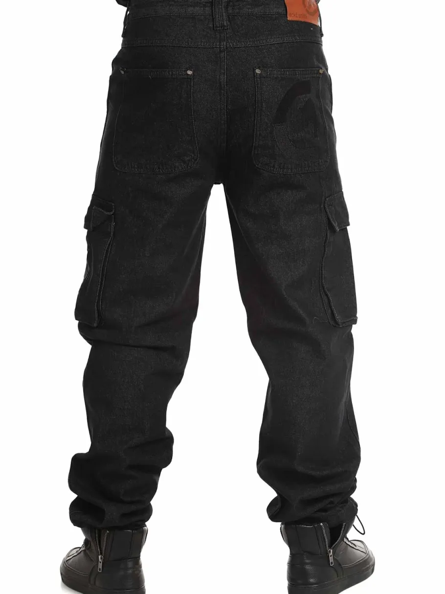 eck_unltd_cargojeans__sor_6.webp Eckö Unltd. Cargojeans - Sort^Urban Classics Outlet