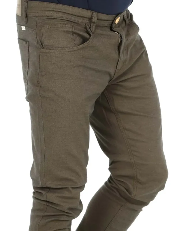 Edford Bukser - Khaki/Brun^Blend Discount