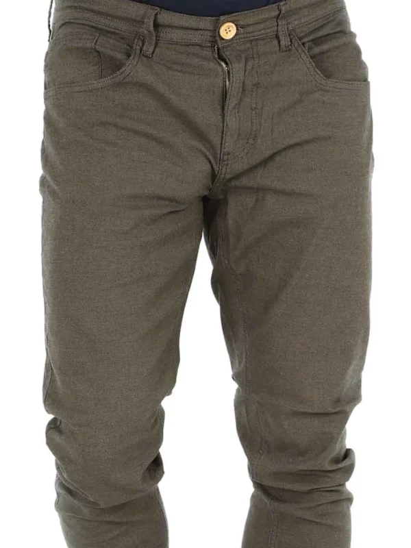 Edford Bukser - Khaki/Brun^Blend Discount