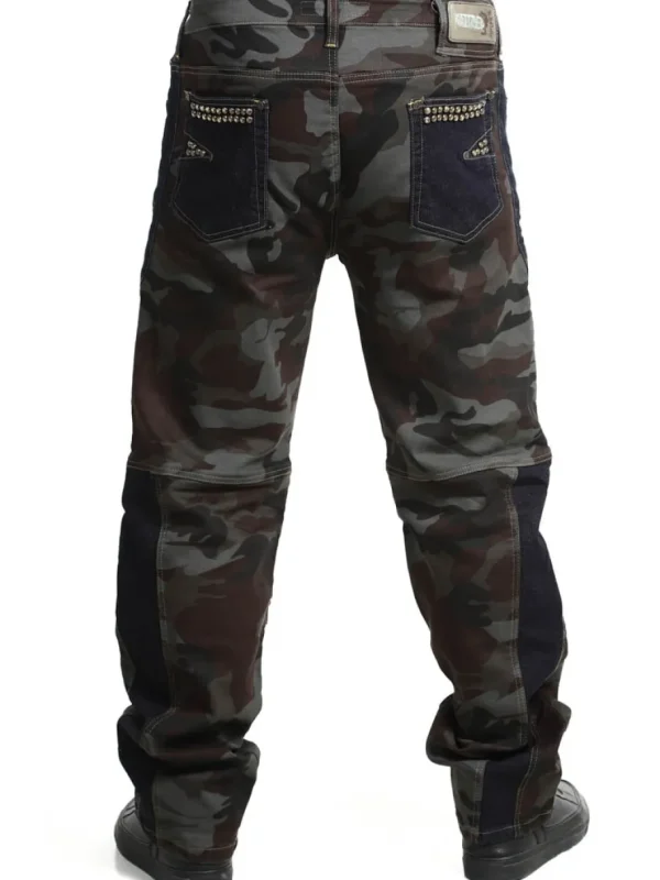 Exine Jeans - Camo/Blå^Kingz Outlet