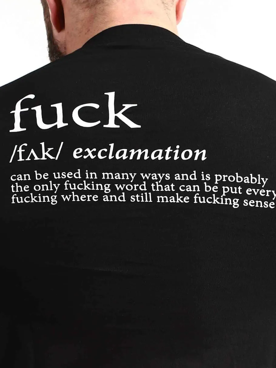 fck_tshirt__sort_0.webp F*ck T-shirt - Sort^Urban Classics Sale