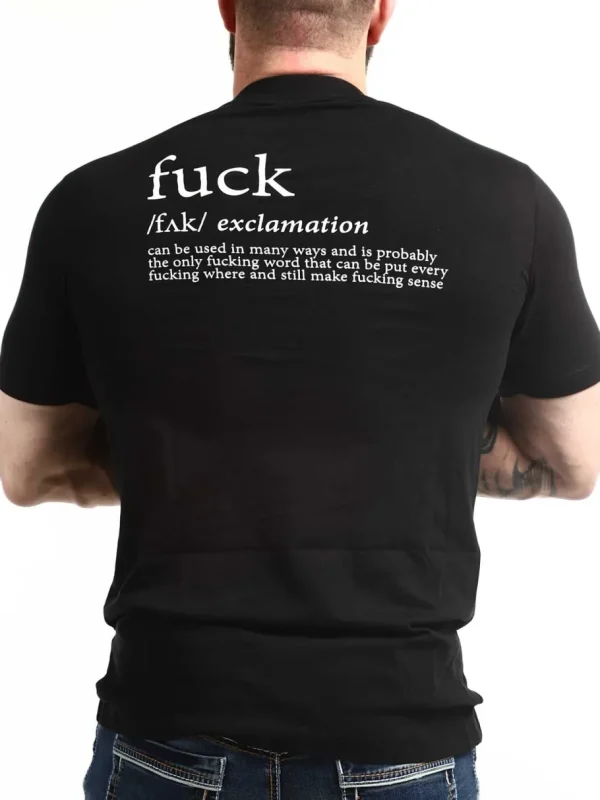 F*ck T-shirt - Sort^Urban Classics Sale