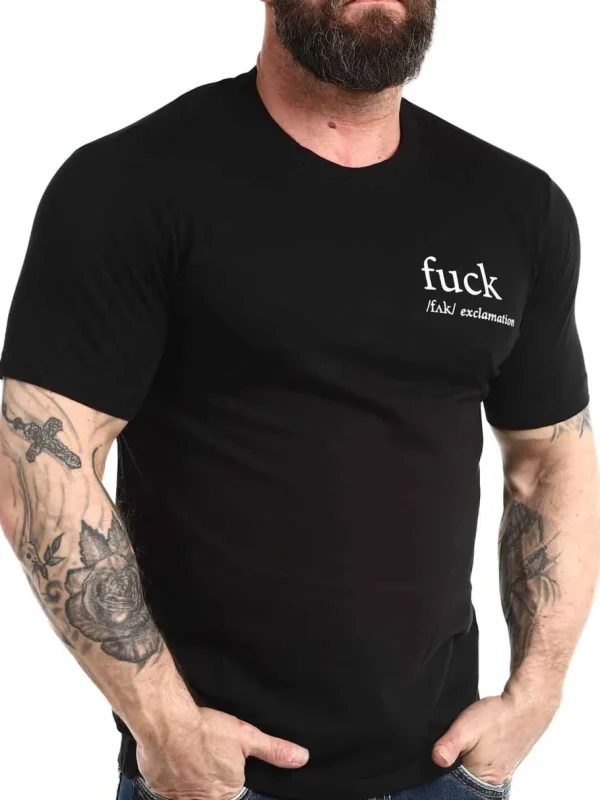 F*ck T-shirt - Sort^Urban Classics Sale