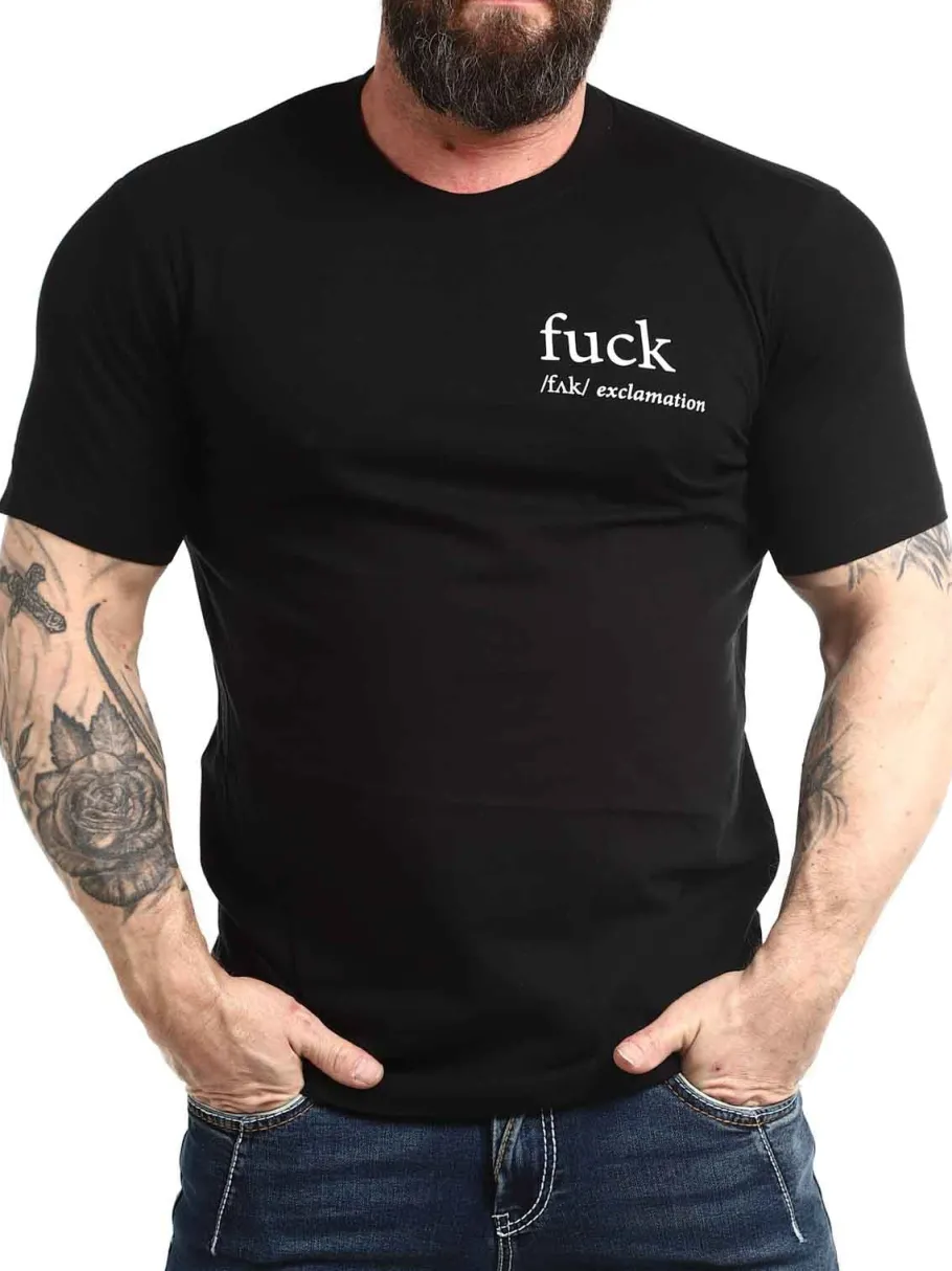 fck_tshirt__sort_4.webp F*ck T-shirt - Sort^Urban Classics Sale