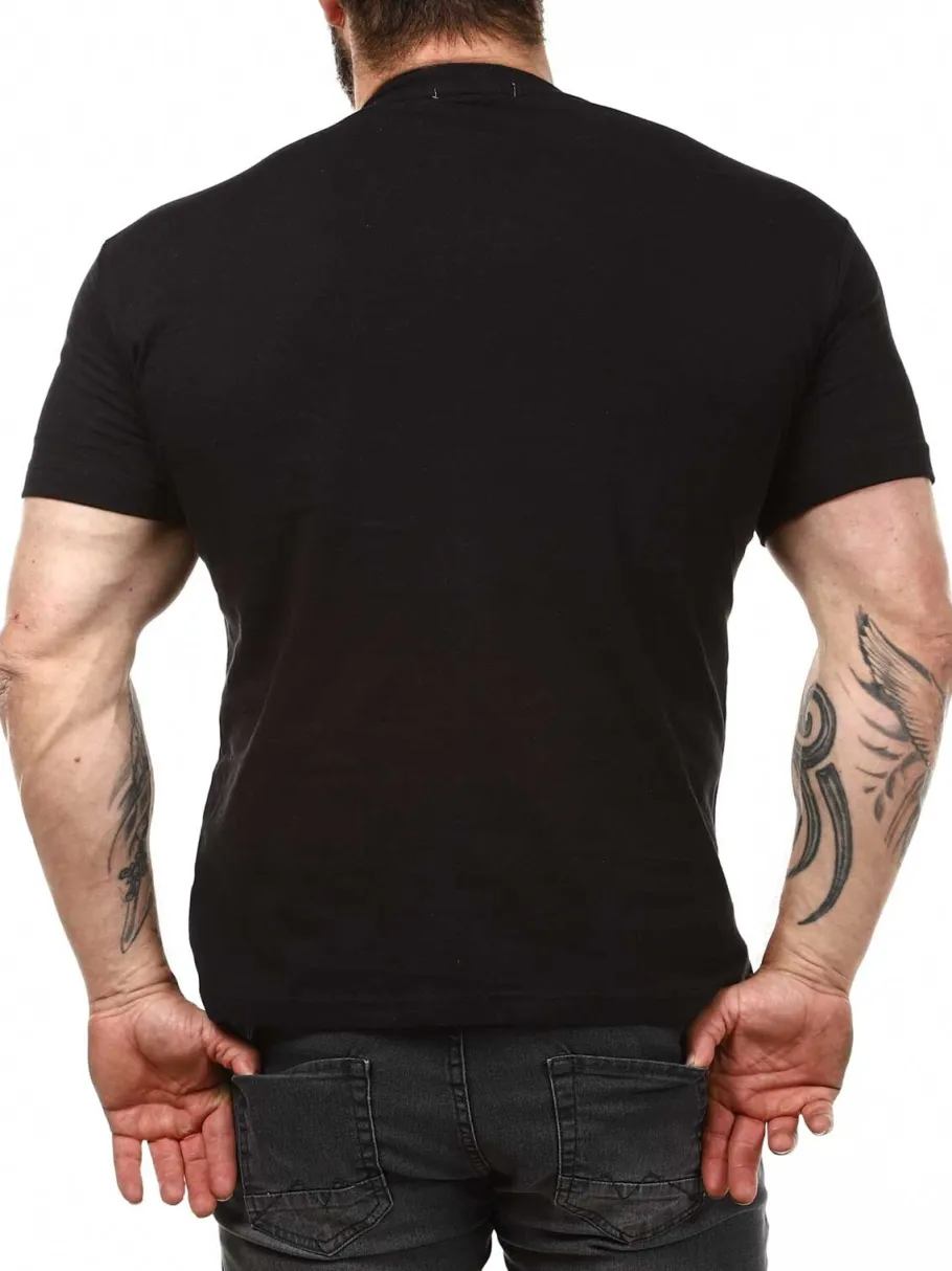 fresco_sweden_tshirt__sor_2.webp Fresco Sweden T-shirt - Sort^Geographical Norway Clearance