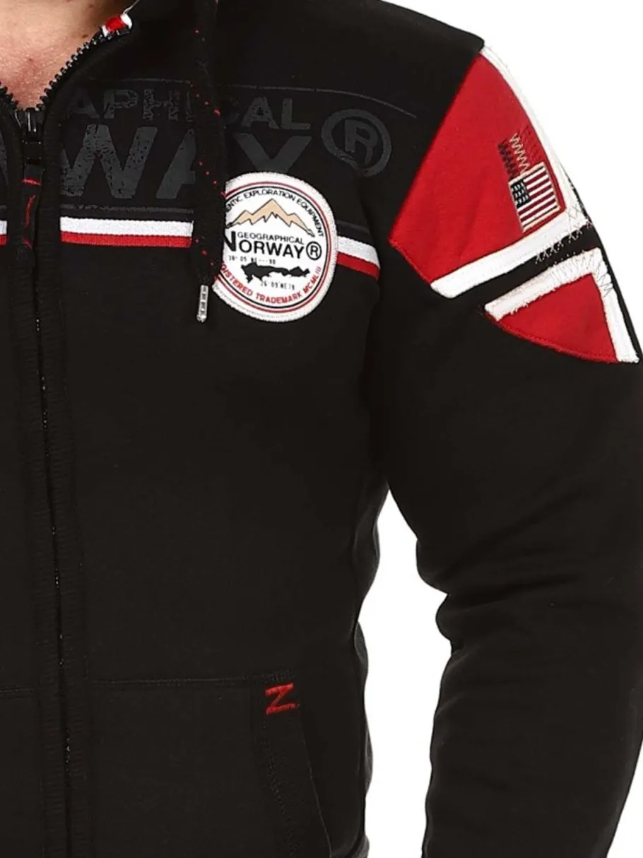 fulco_geo_norway_hoodie___3.webp Fulco Geo Norway Hoodie - Sort^Geographical Norway Best
