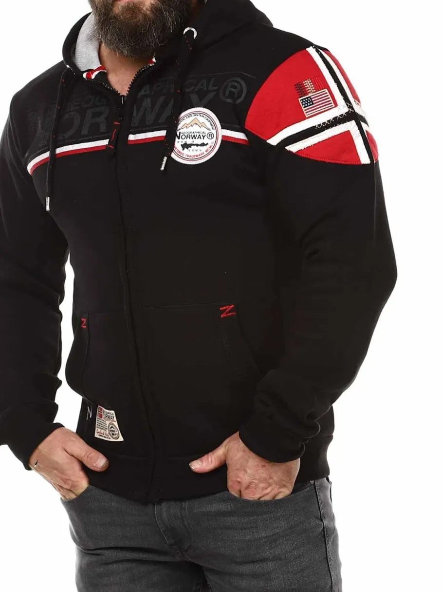 fulco_geo_norway_hoodie___6.webp Fulco Geo Norway Hoodie - Sort^Geographical Norway Best