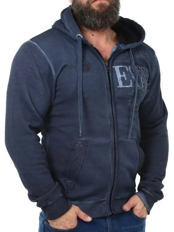 Gadventure Geo Norway Hoodie - Mørkeblå^Geographical Norway Fashion
