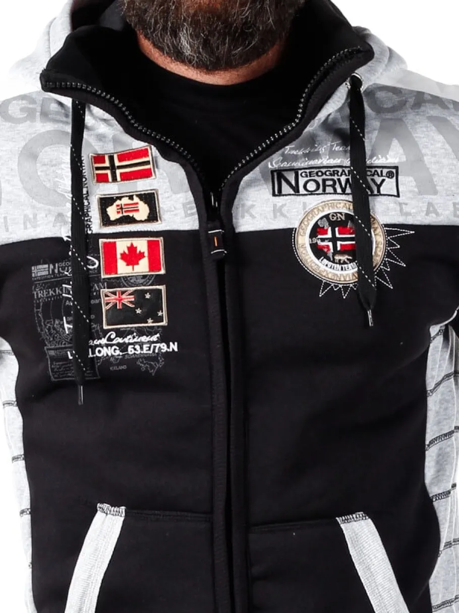 geday_geo_norway_hoodie___2.webp Geday Geo Norway Hoodie - Sort^Geographical Norway Discount